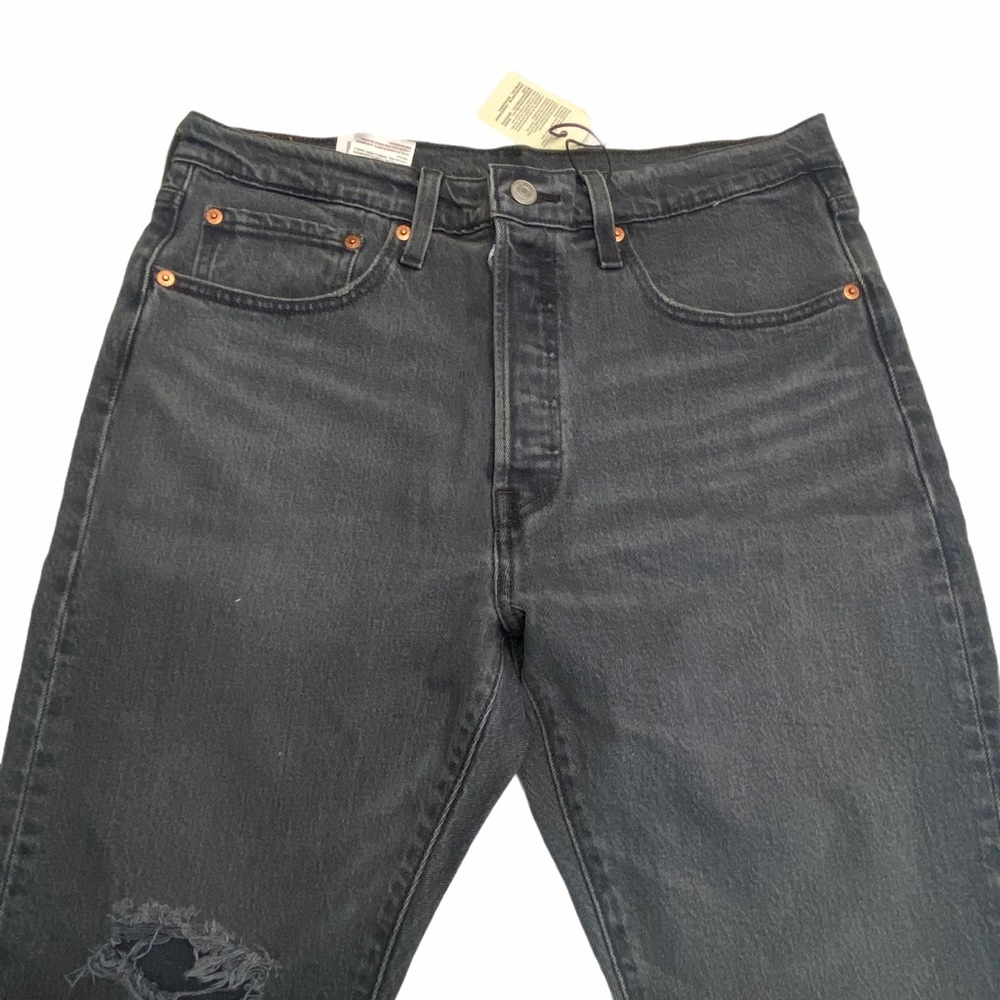 NEW Levi's Premium 501 SKINNY WOMEN'S JEANS Gray - Picture 5 of 16